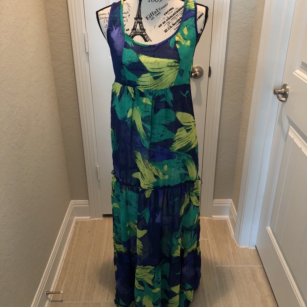 EUC mossimo floral swim coverup